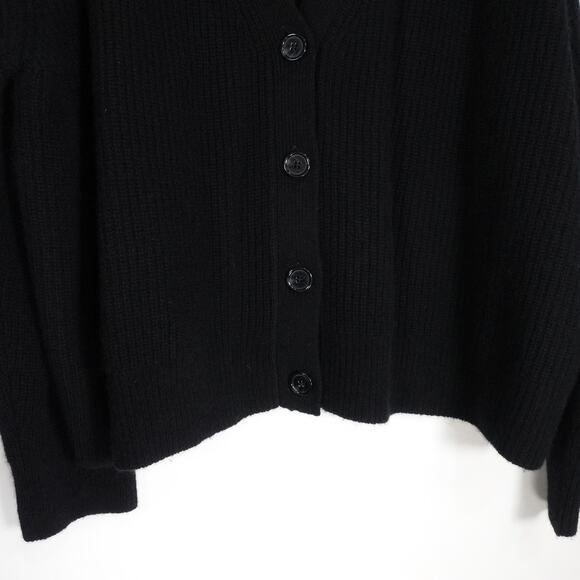 EUC Quince Mongolian Cashmere Fisherman Cropped Cardigan Sweater Women’s XL 4696 - Picture 3 of 7